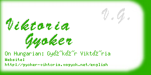 viktoria gyoker business card